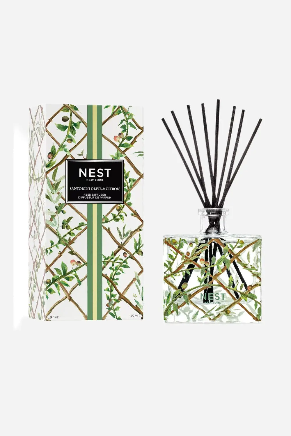 Nest Santorini Olive & Citron Specialty Reed Diffuser 1