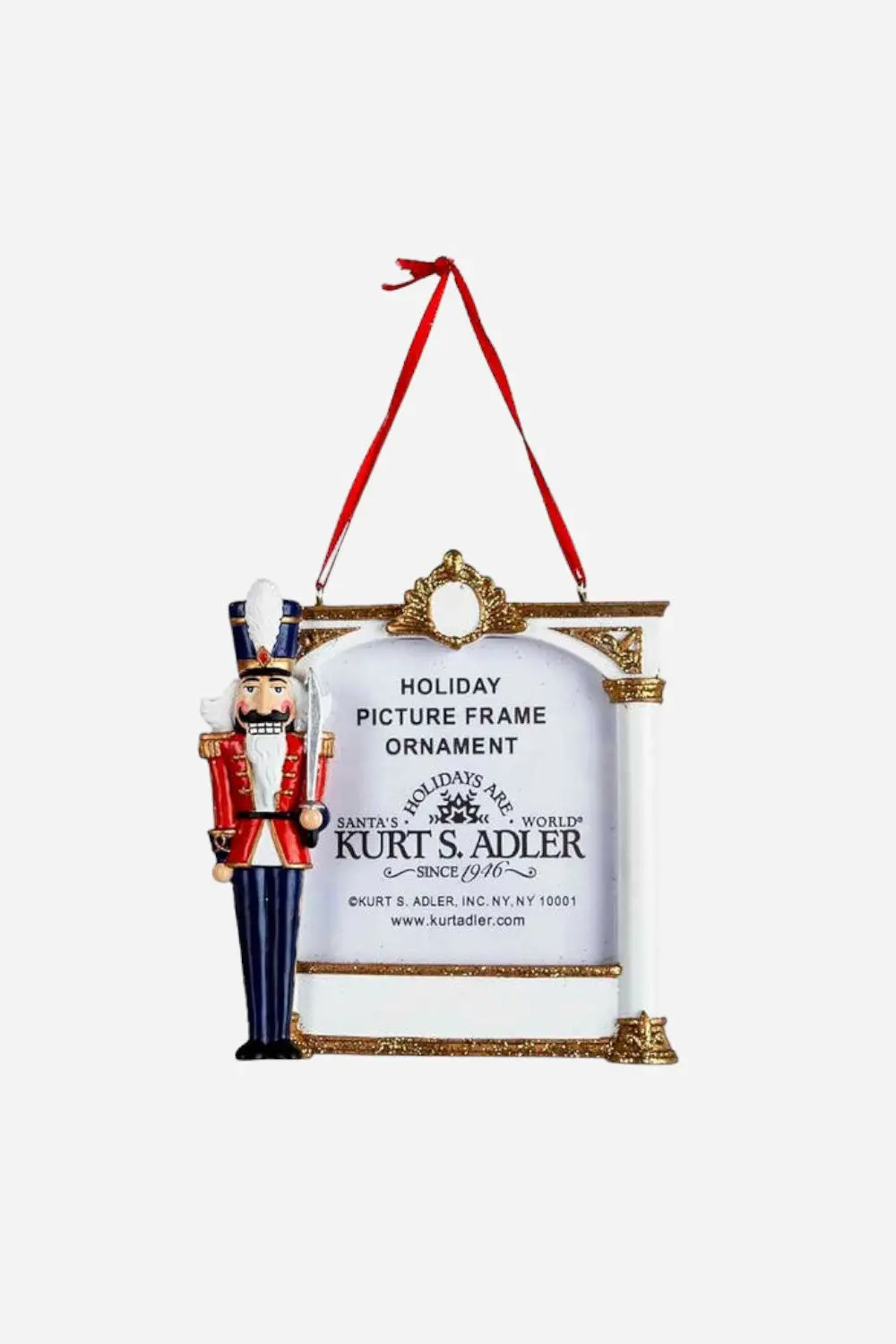 Nutcracker Soldier Picture Frame Ornament 1
