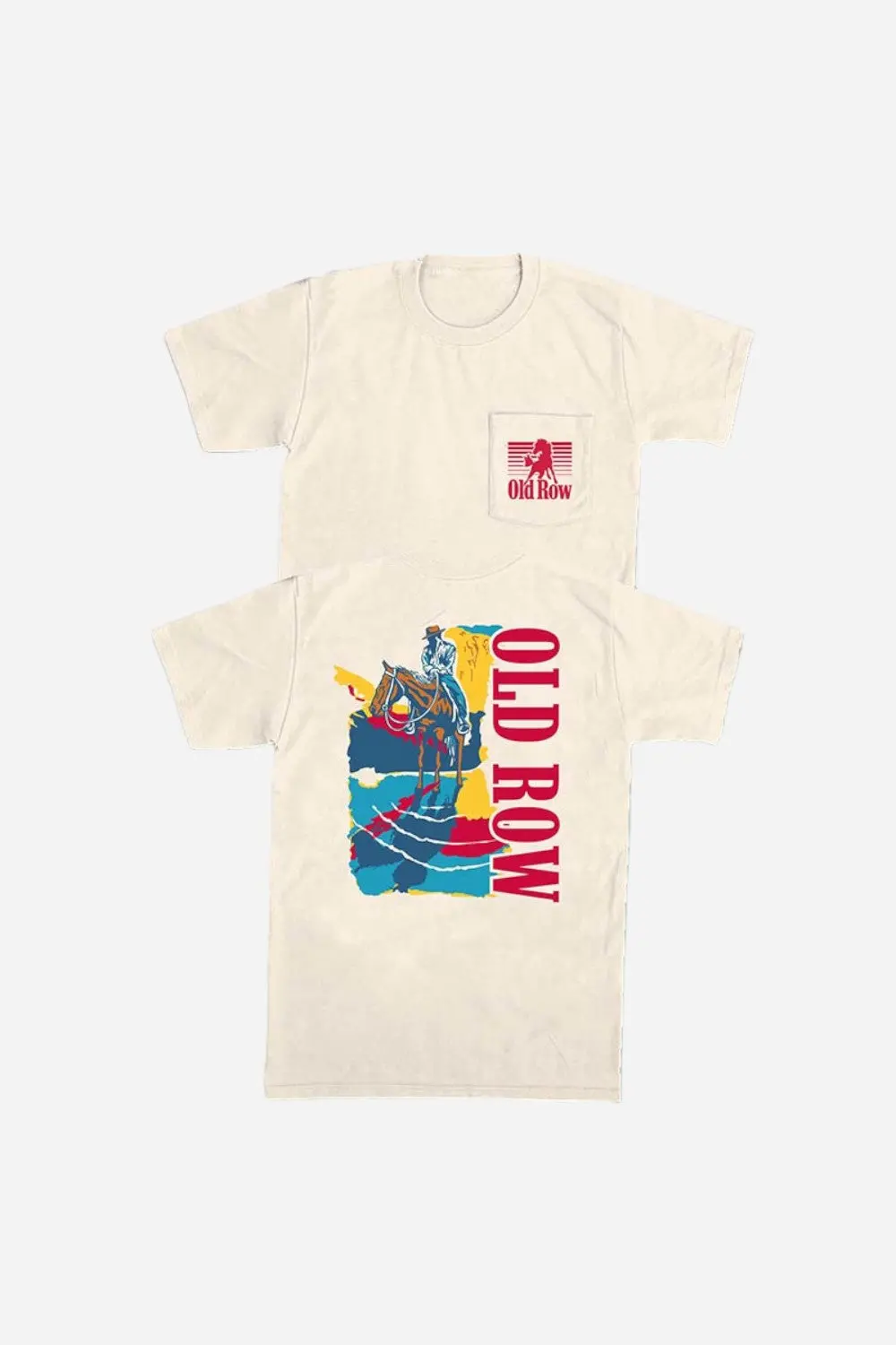 Old Row The Cowboy 6.0 Pocket Tee In Ivory 1