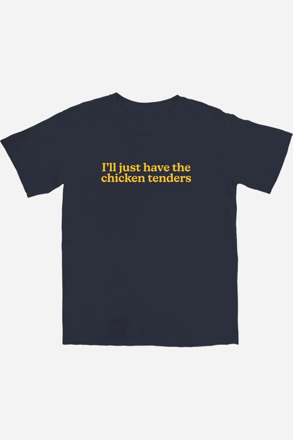 Middle Class Fancy Chicken Tenders Tee In Navy 1