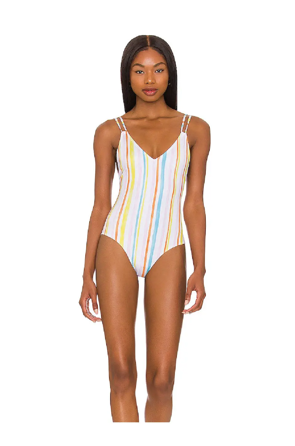 Solid & Striped The Lynn In Watercolor Stripe 1
