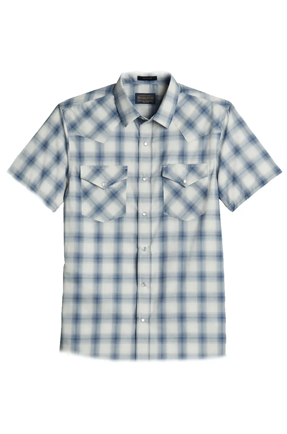 Pendleton Frontier Short Sleeve Shirt In Ivory 1