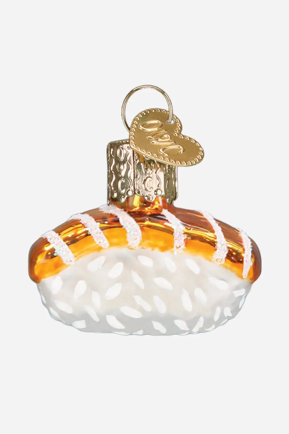 Old World Christmas Mini Salmon Sushi Ornament 1