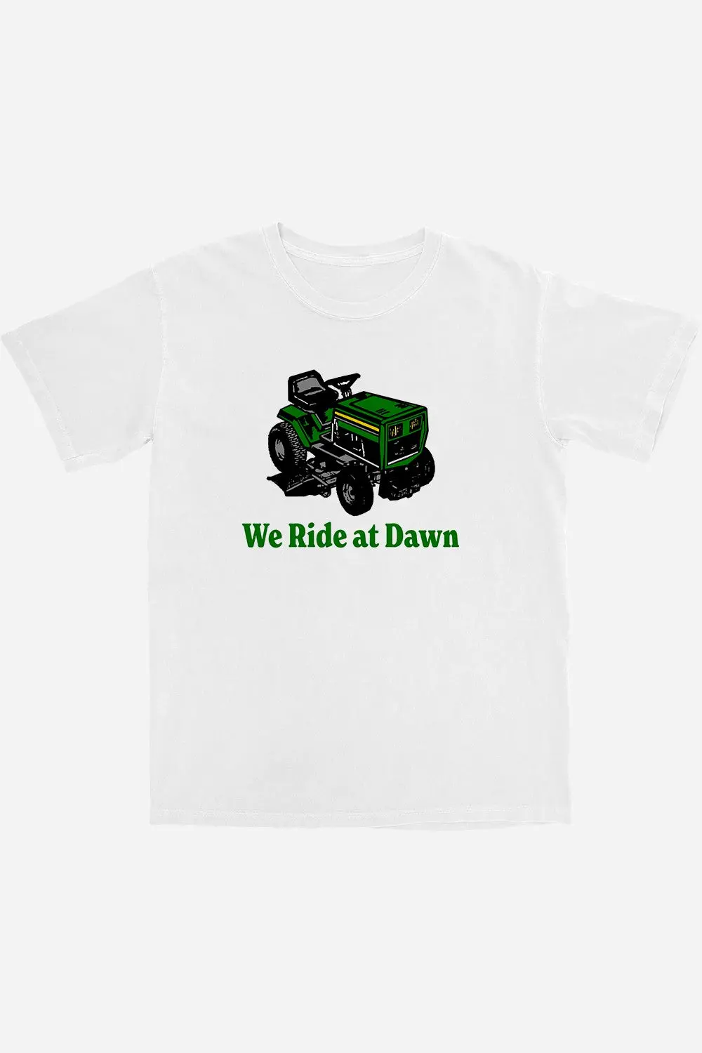 Middle Class Fancy We Ride At Dawn Tee In White 1