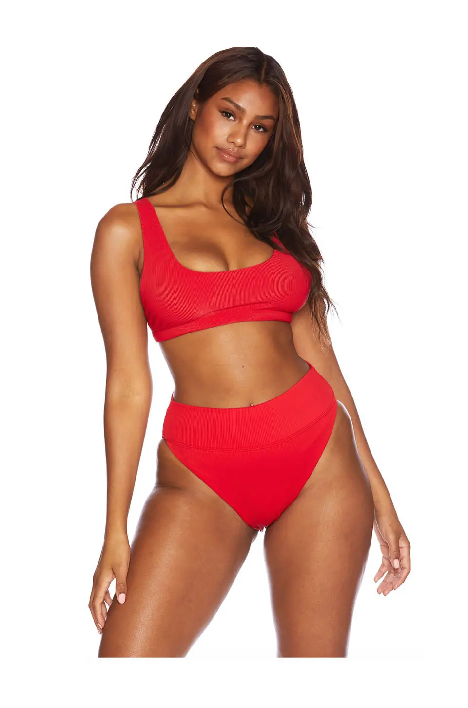 Beach Riot Highway Bottoms In Red 1