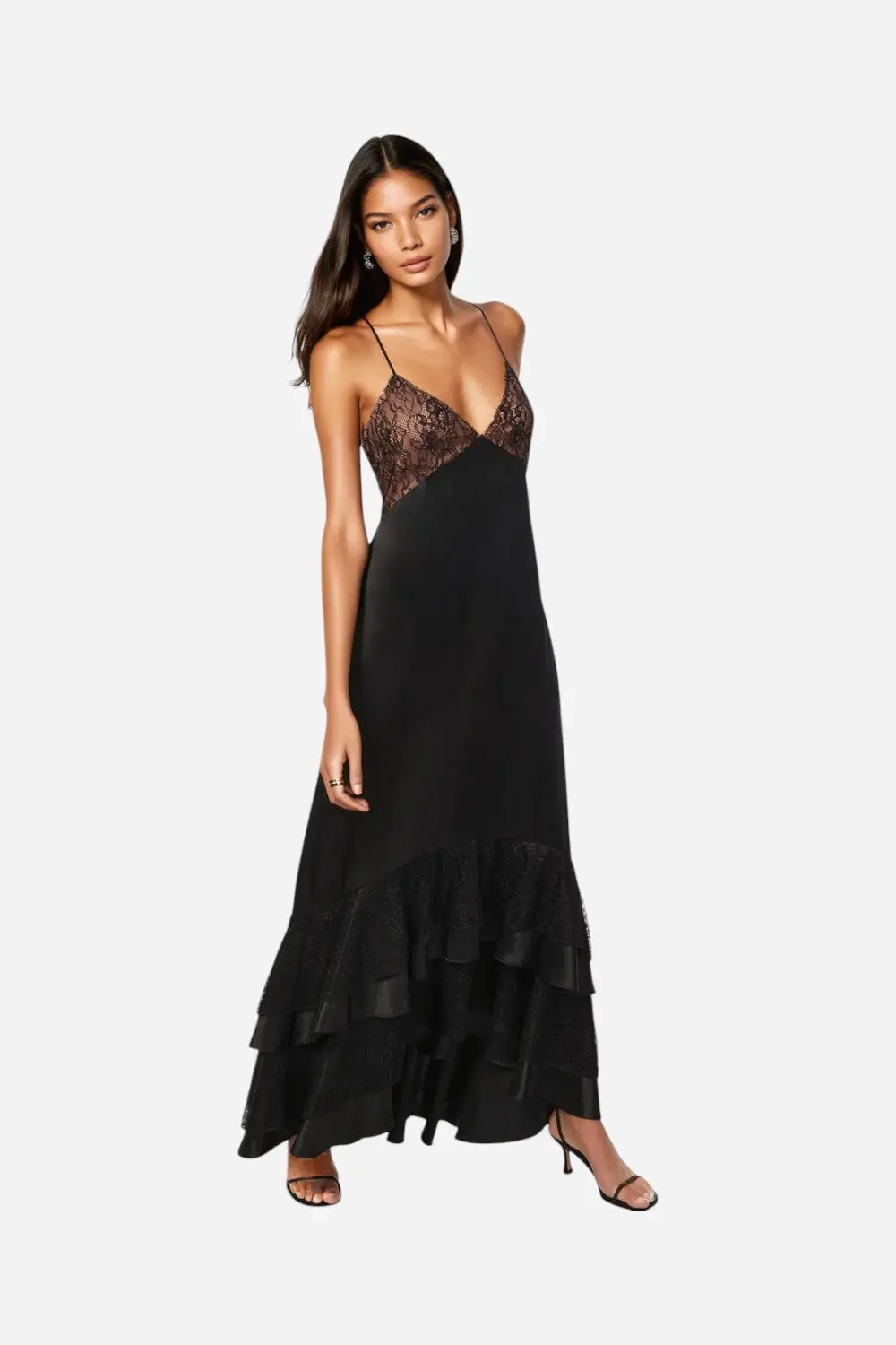 Cami Nyc Seville Dress In Black 2