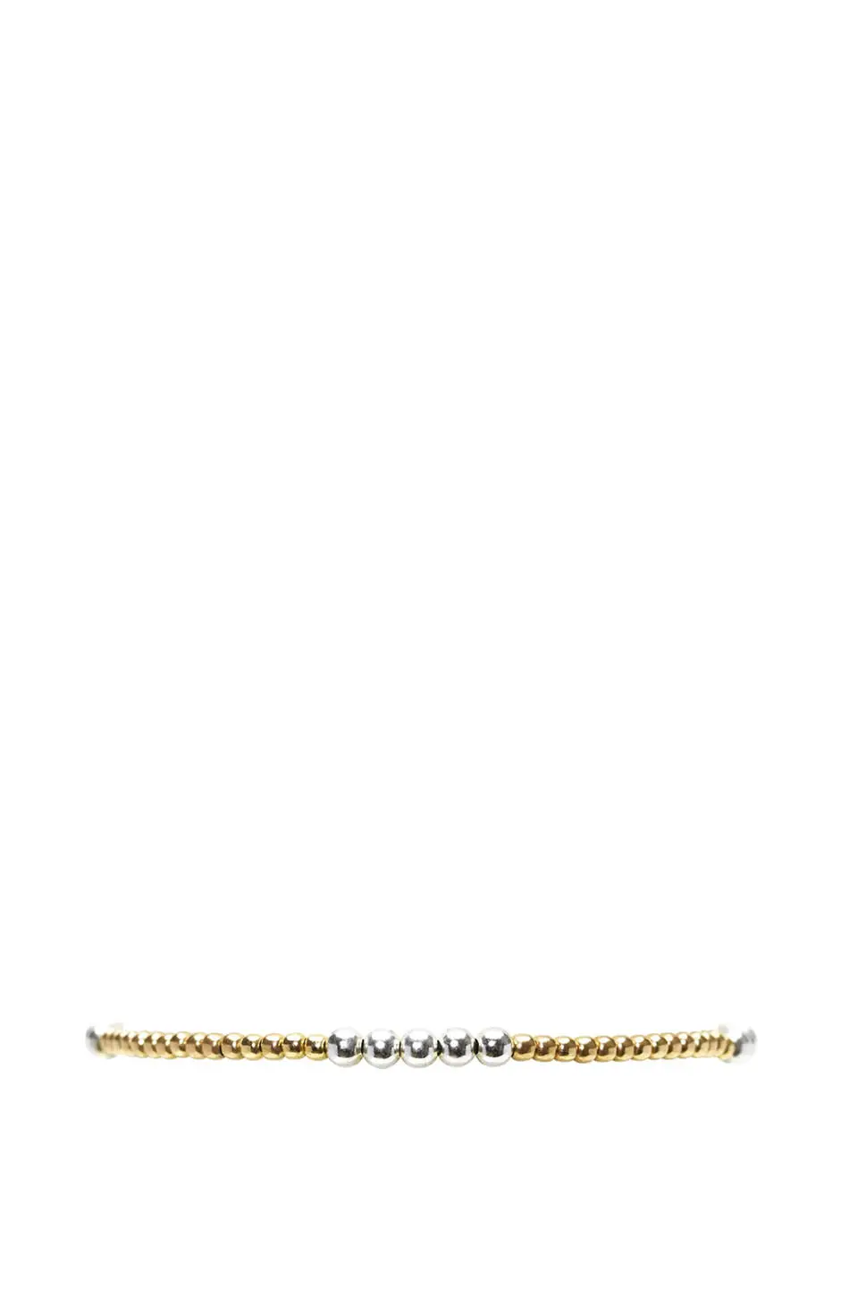 Karen Lazar 2Mm Yellow Gold Filled Bracelet With 3Mm Sterling Silver 1