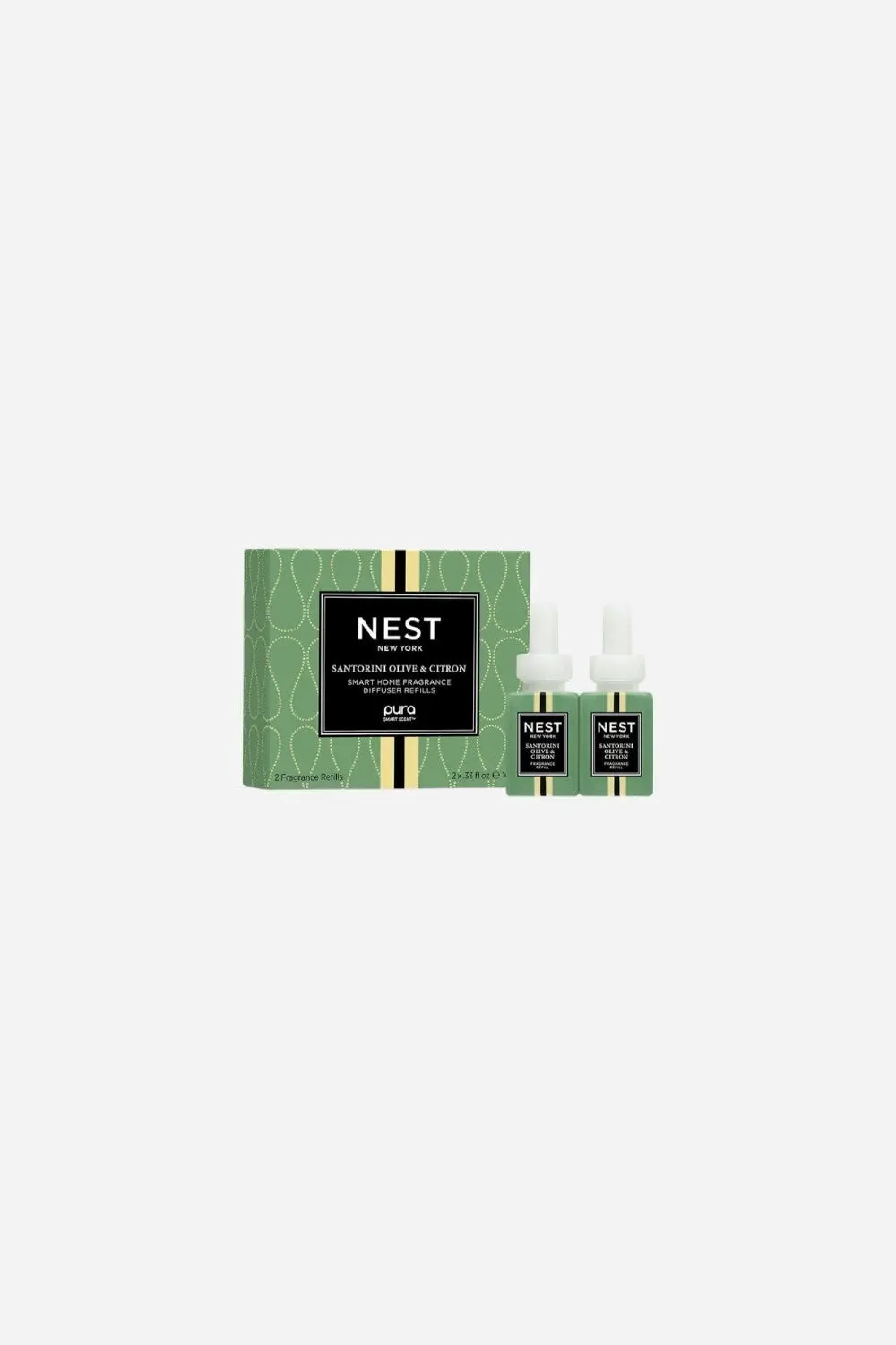 Nest Santorini Olive & Citron Refill Duo For Pura Smart 1