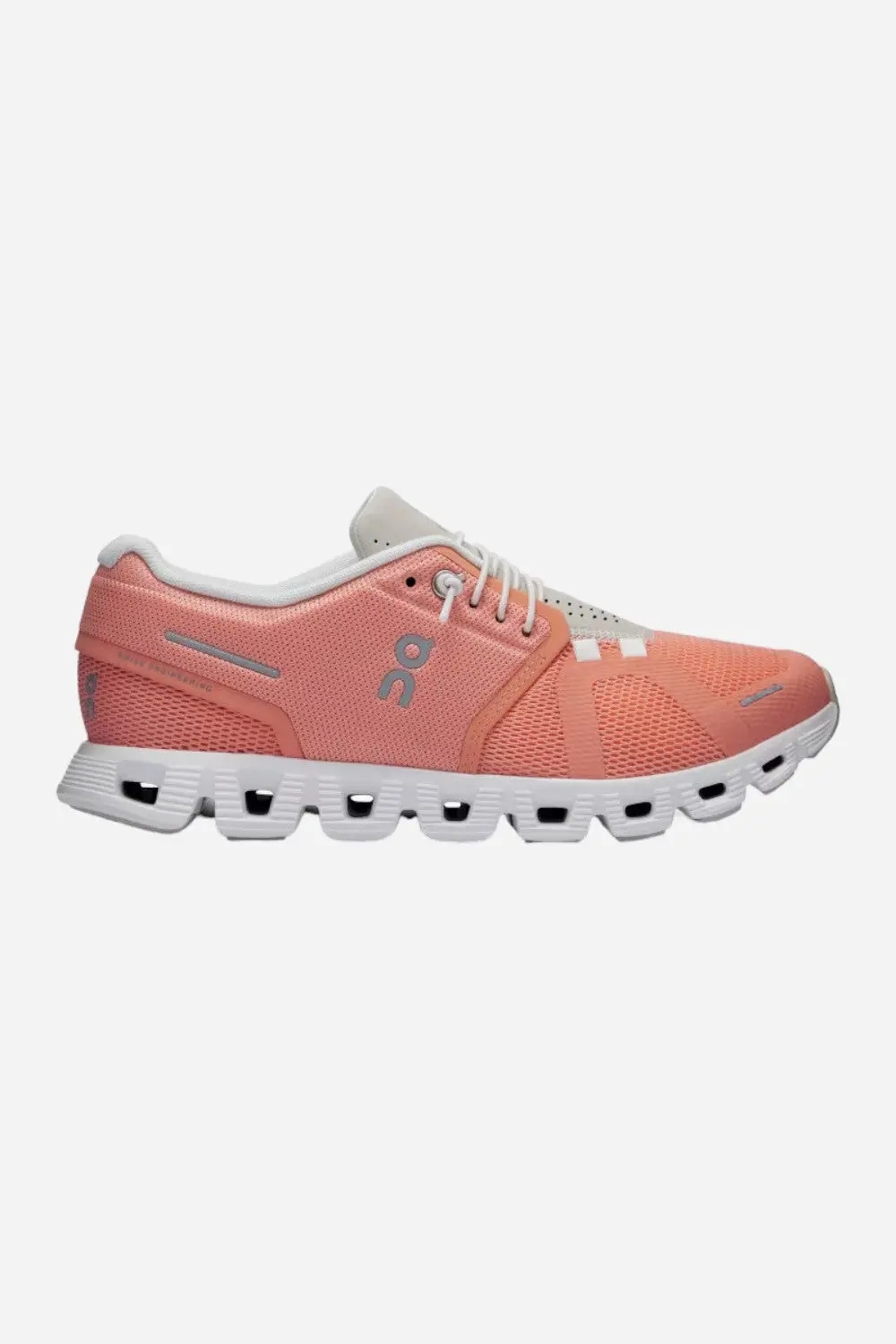 On Running Womens Cloud 5 Sneakers In Flamingo Pearl 1