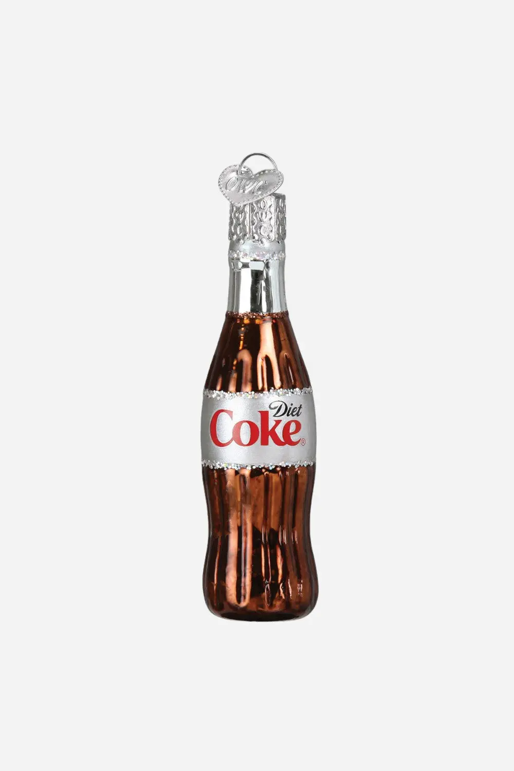 Christmas Mini Diet Coke Bottle Ornament 1