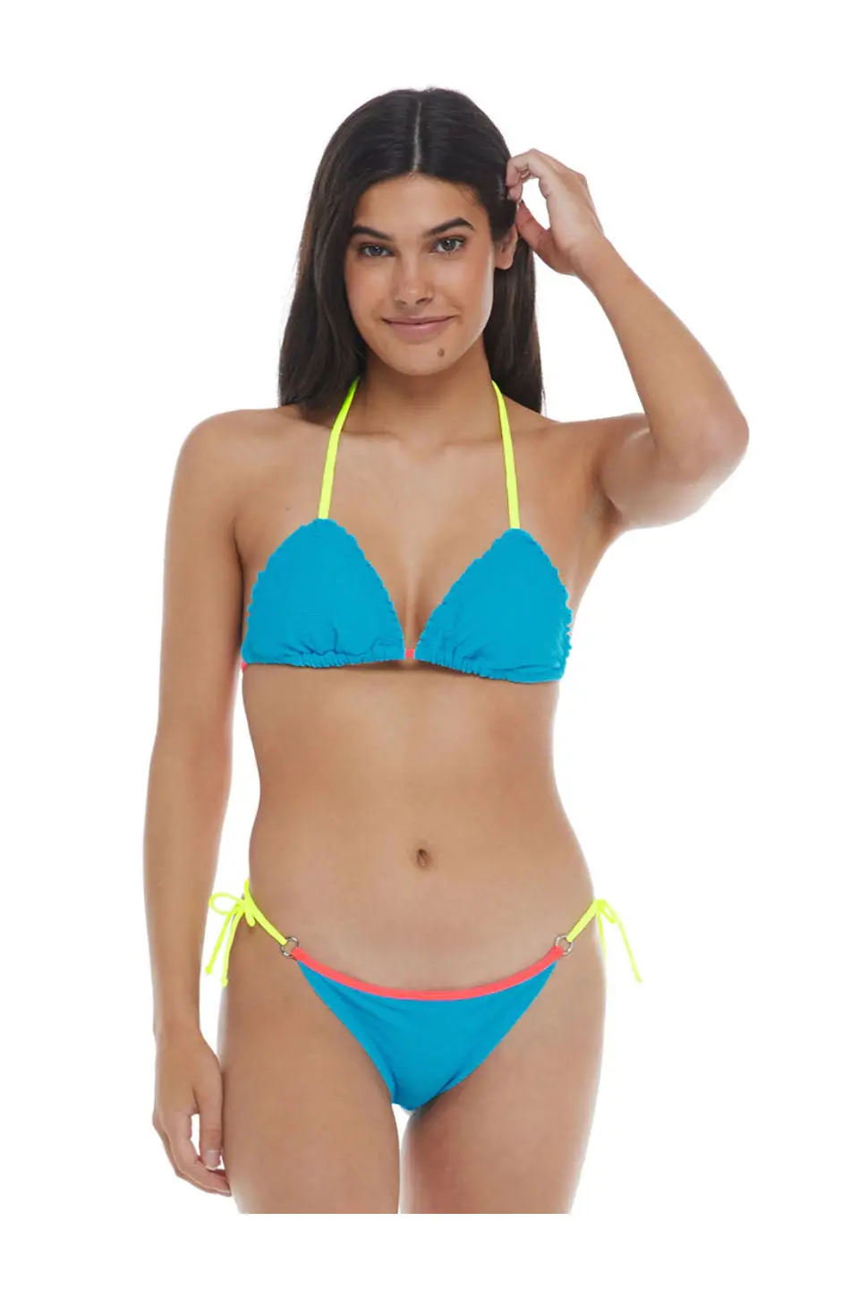 Body Glove Spectrum Dita Ruffle Top In Multi 1