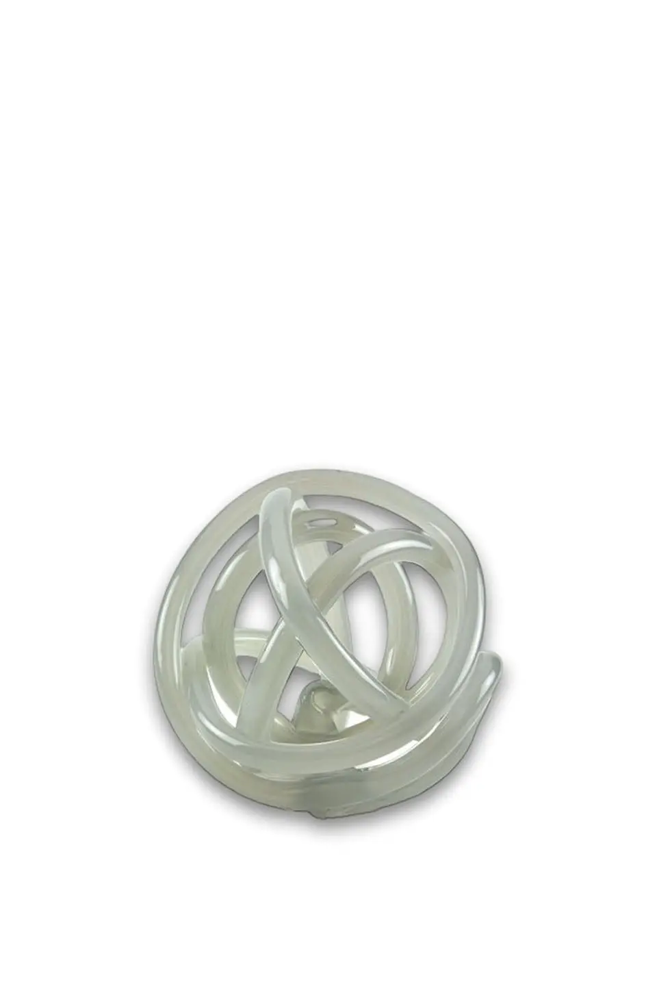 Tizo Handblown Glass Knot In Grey 1