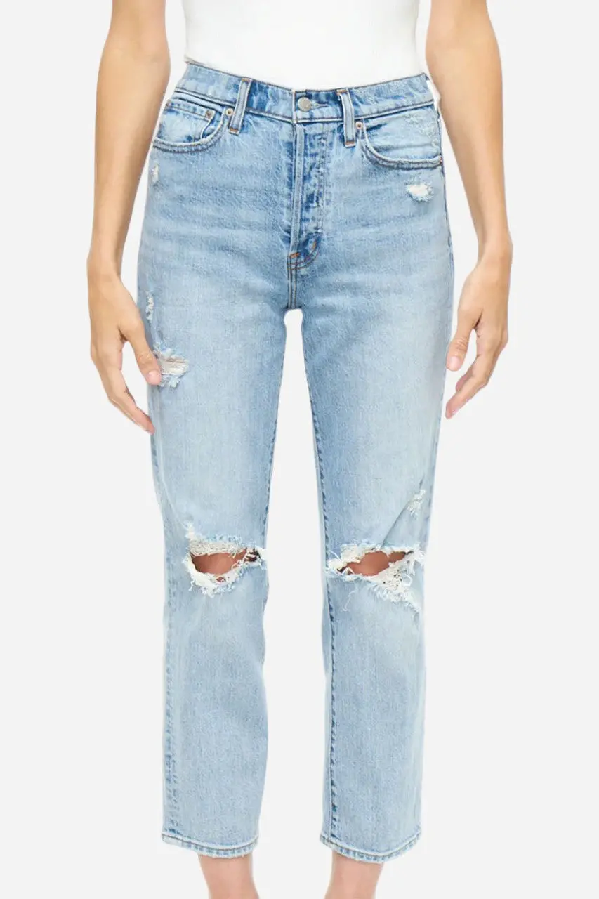 Pistola Charlie High Rise Straight In Bali Distressed 1