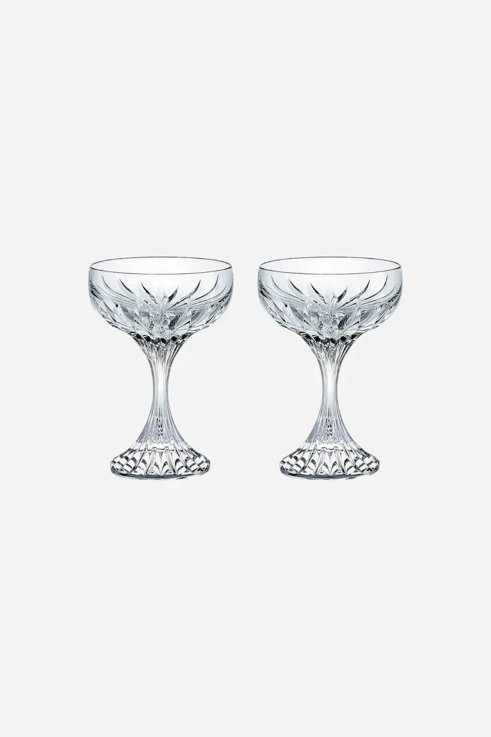 Baccarat Massena Saucer Champagne Coupes - Set Of 2 1
