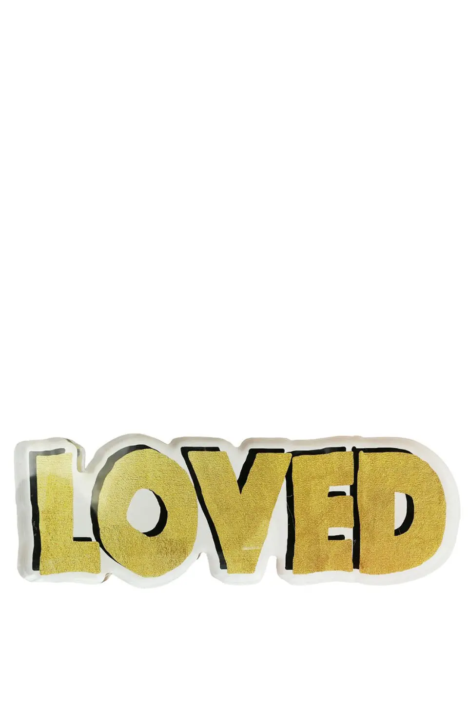 Kerri Rosenthal Gold Large Loved Rock Of Love 1