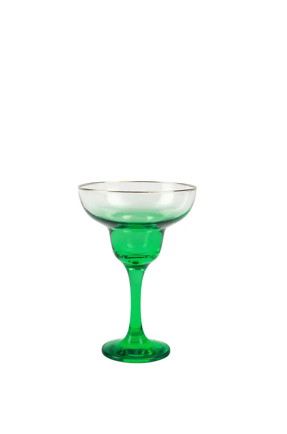Vietri Rainbow Emerald Margarita Glass 1