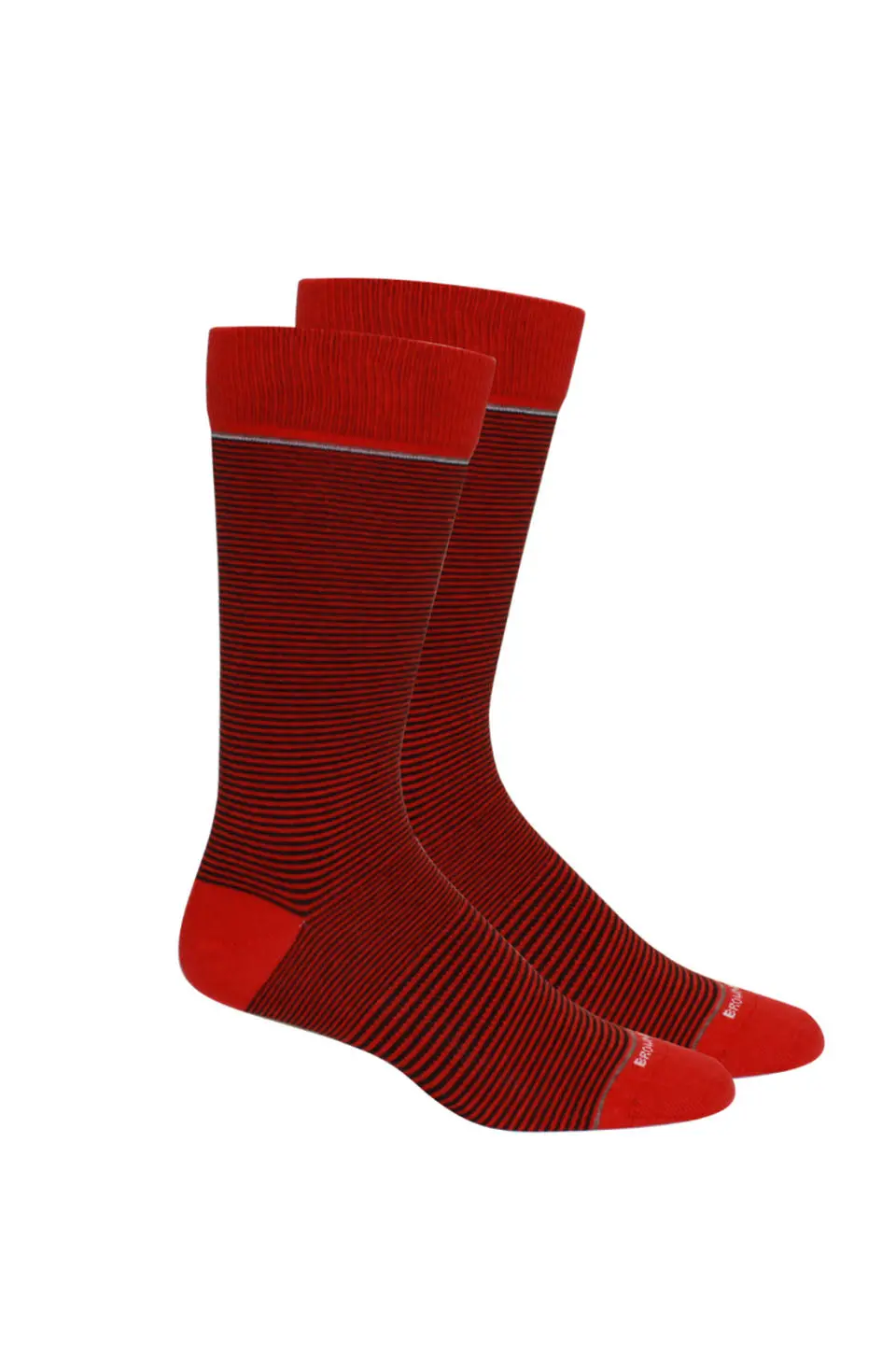 Brown Dog Socks Stand Up Red And Black Stripe 1