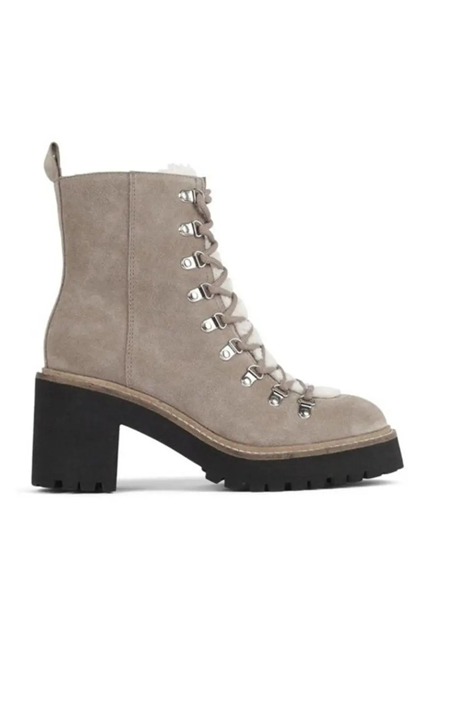 Jeffrey Campbell Owhat Boots In Taupe Suede 1