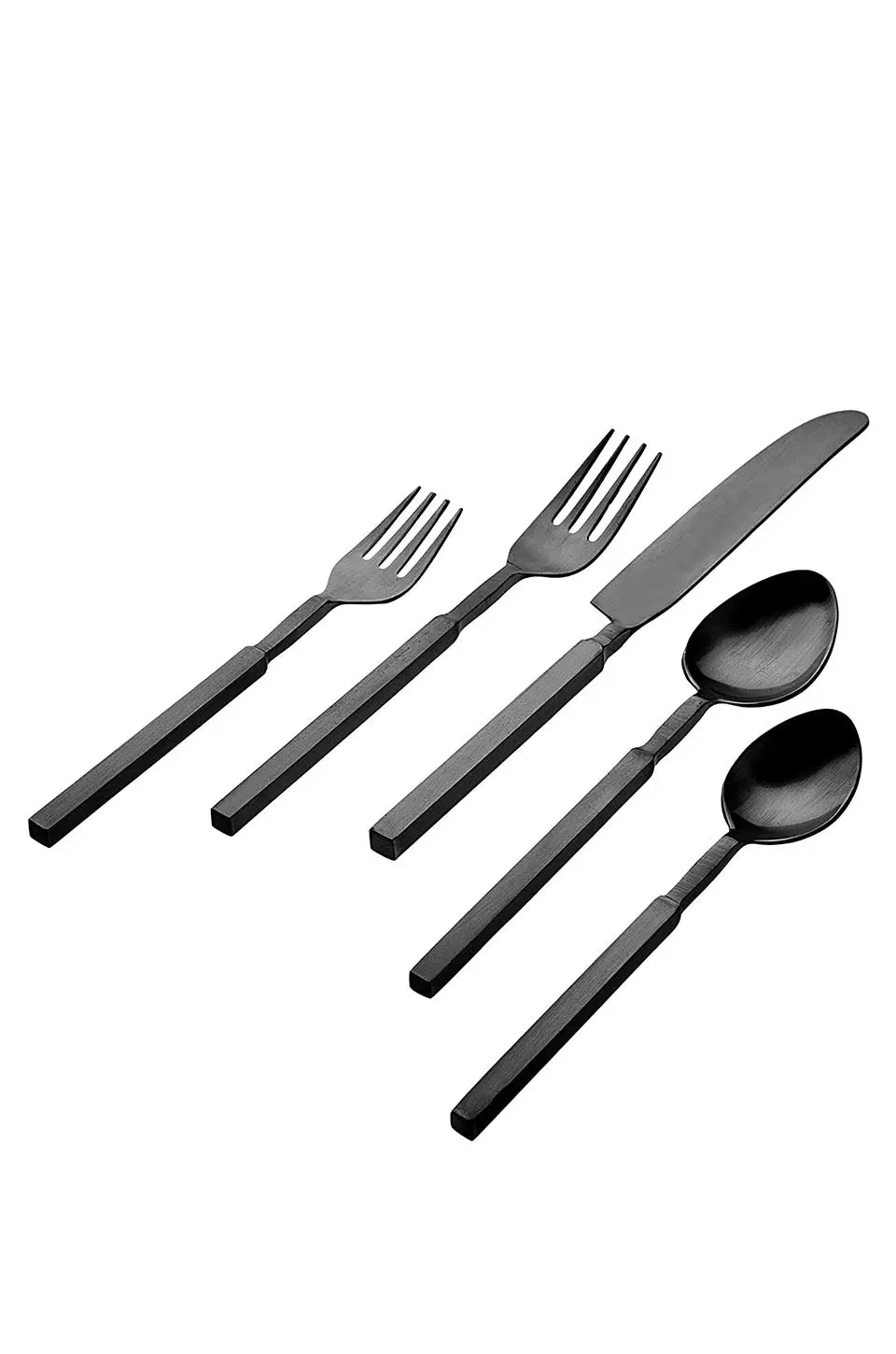 Godinger Matte Black 20 Piece Utensil Set 1