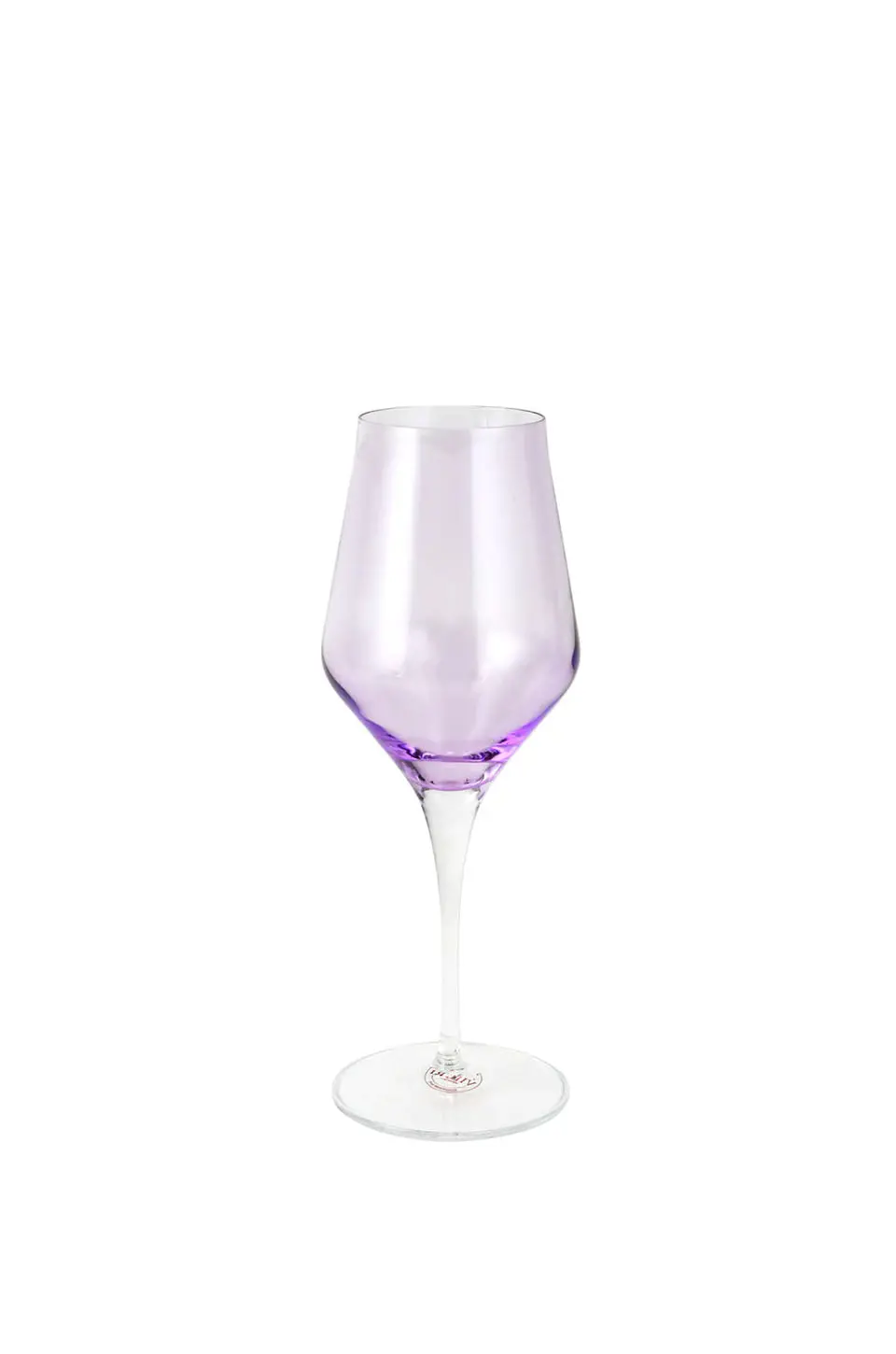 Vietri Contessa Lilac Water Glass 1