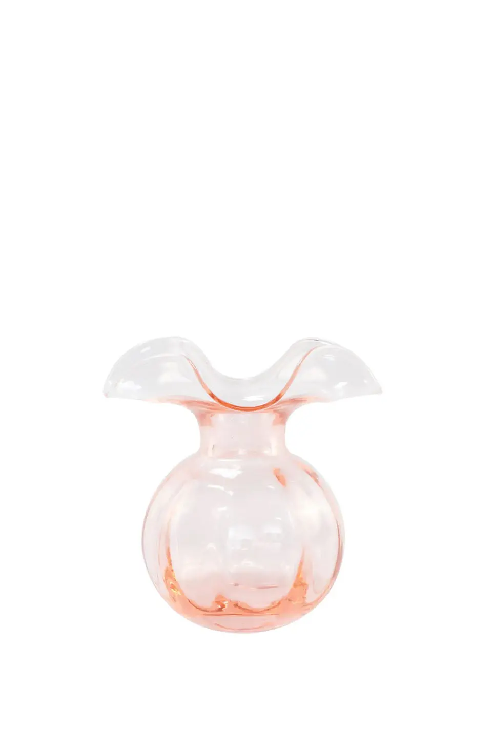 Vietri Hibiscus Glass Pink Bud Vase 1