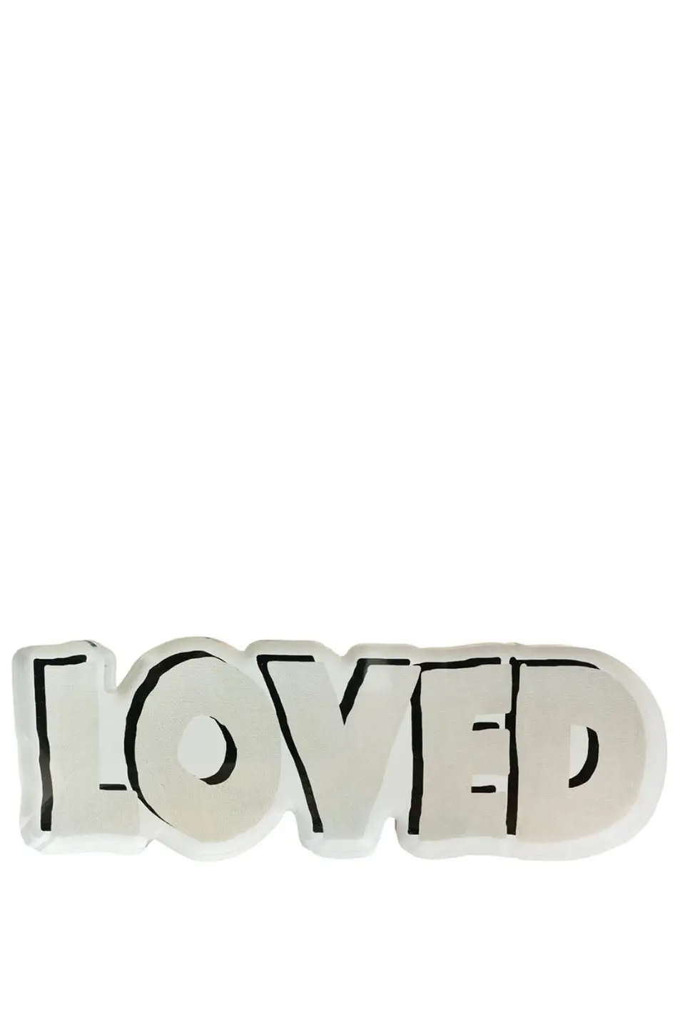 Kerri Rosenthal Silver Large Loved Rock Of Love 1