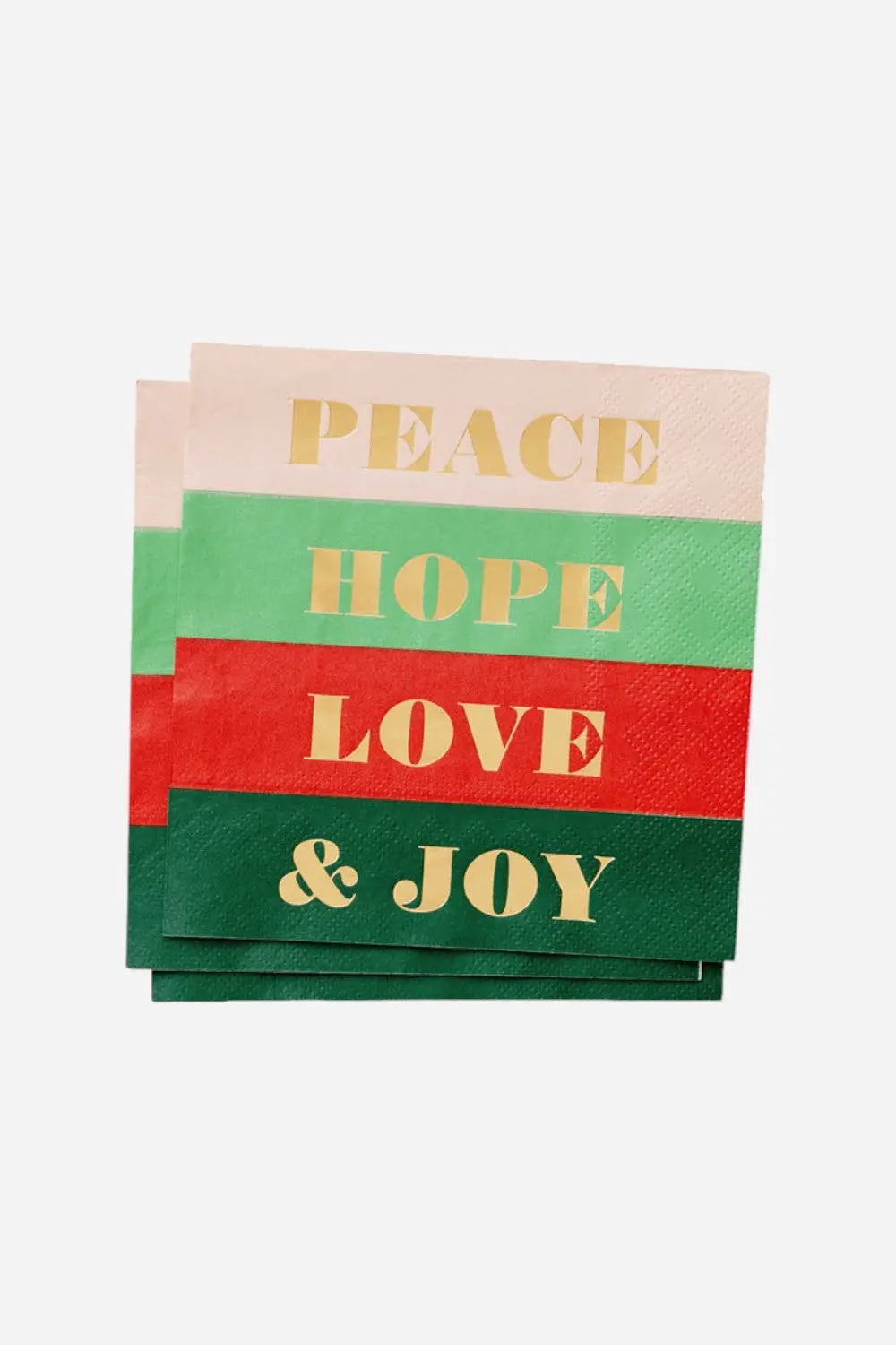 Peace & Joy Cocktail Napkins 1