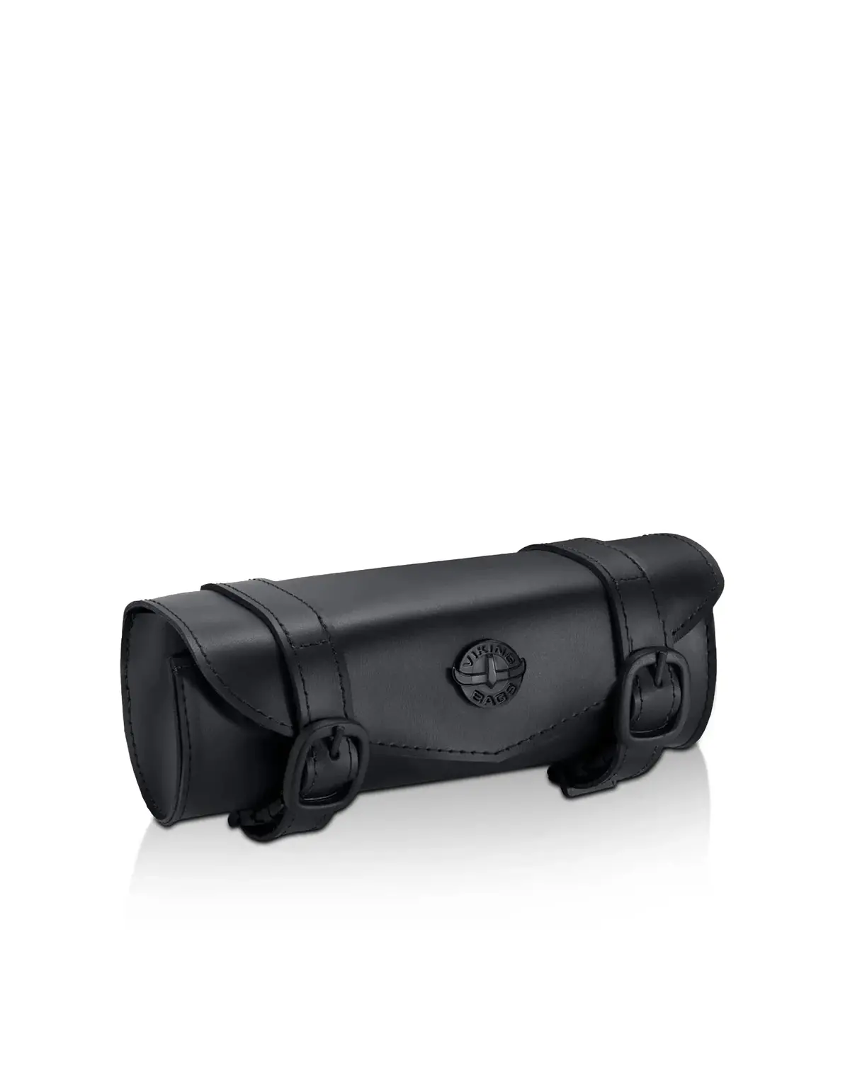 1L - Dark Age Plain Honda Leather Motorcycle Handlebar Bag 1