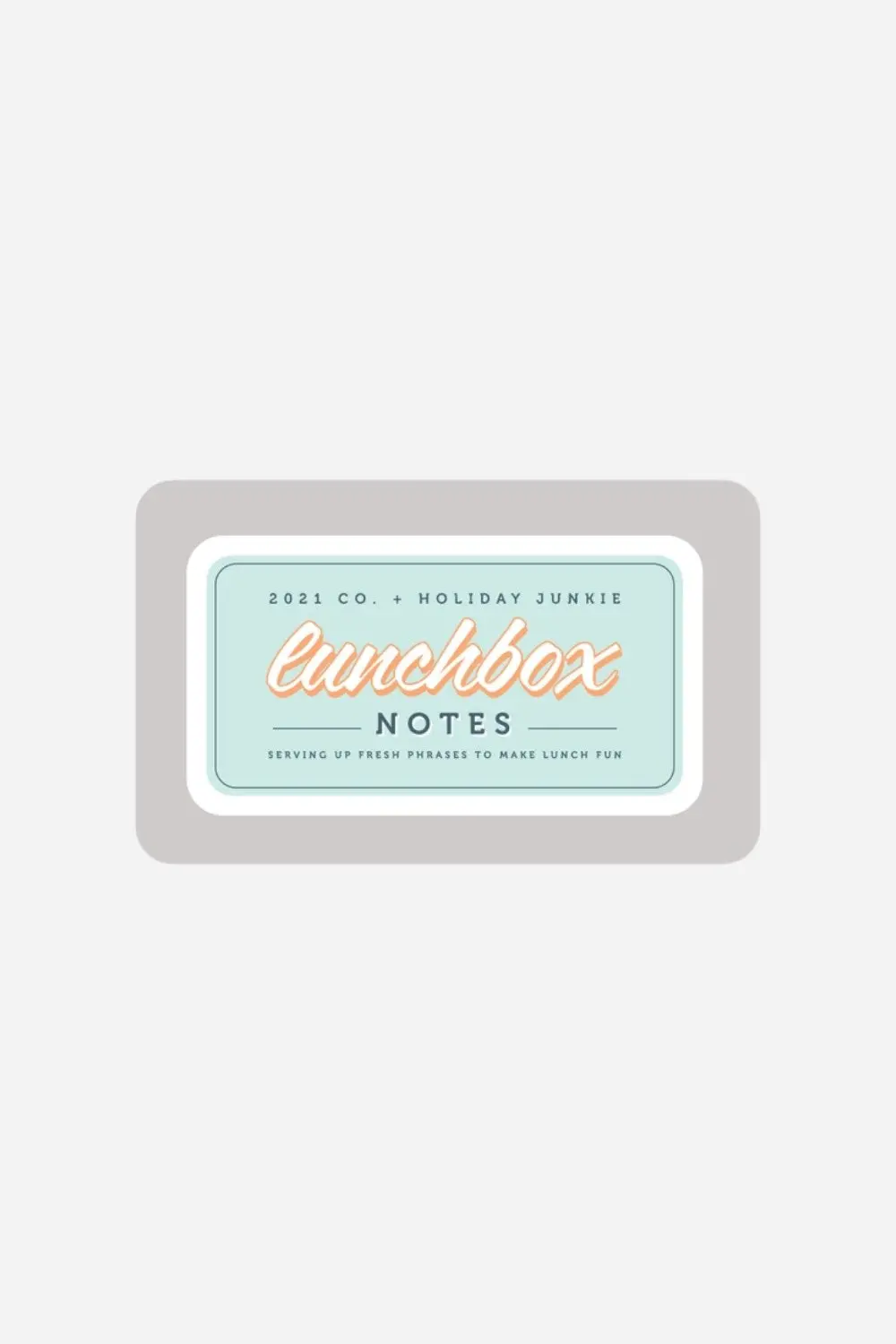 2021 Co. X Hj Everyday Lunchbox Notes Set 1