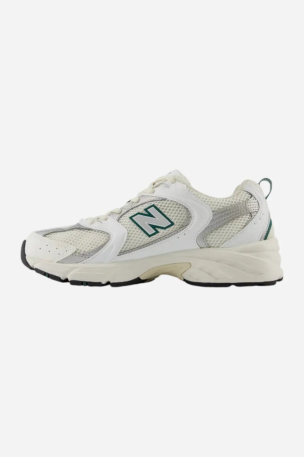 Unisex New Balance 530 Sneakers In Sea Salt White/Marsh Green 2
