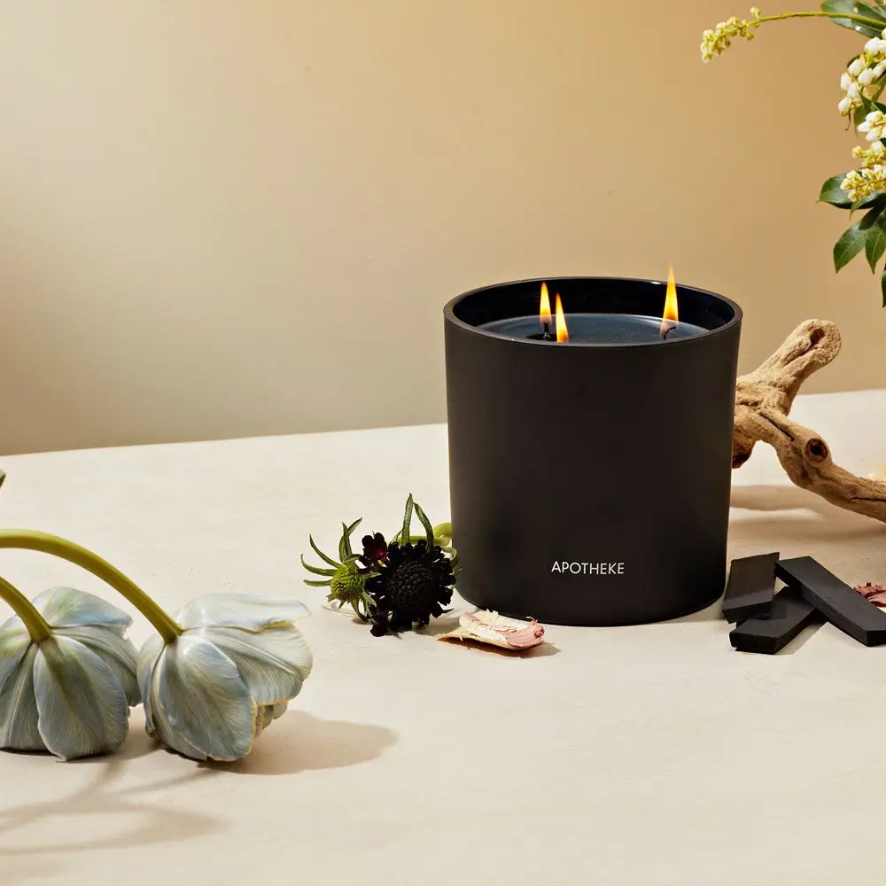 Apotheke Charcoal 3-Wick Candle 2