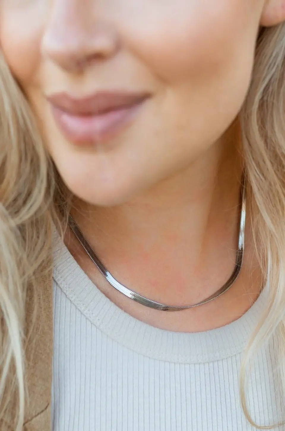 Herringbone Silver Layering 1