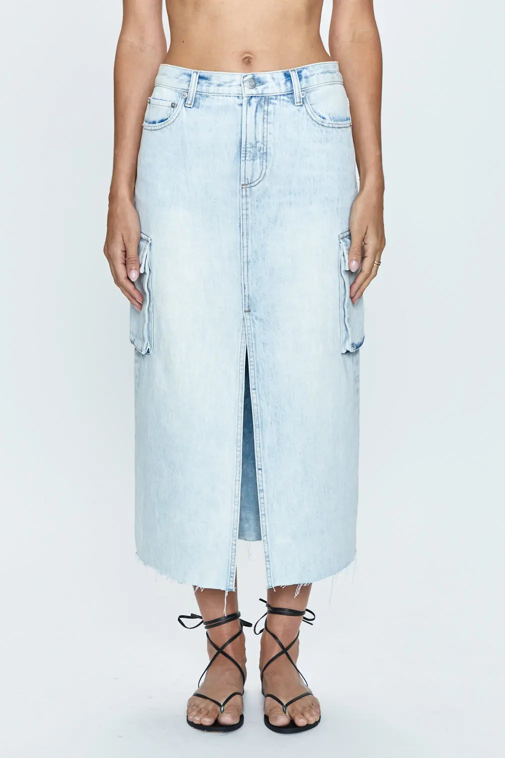 Pistola Mckayla Low Slung Cargo Skirt In Parasol 2