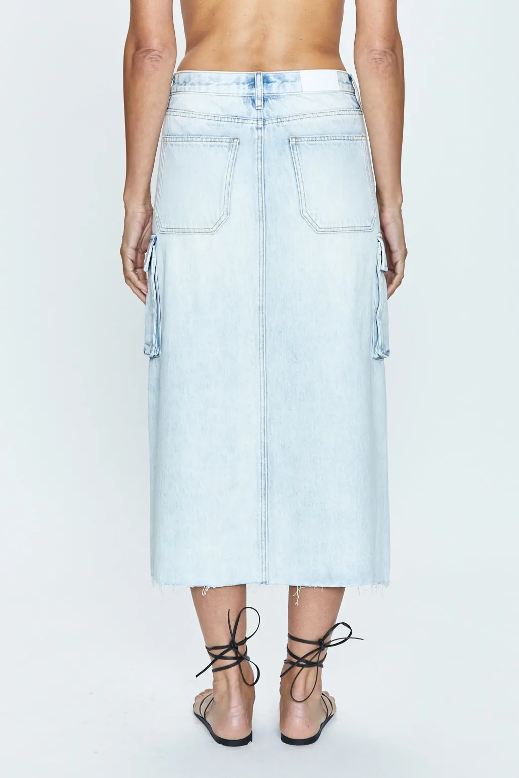 Pistola Mckayla Low Slung Cargo Skirt In Parasol 4