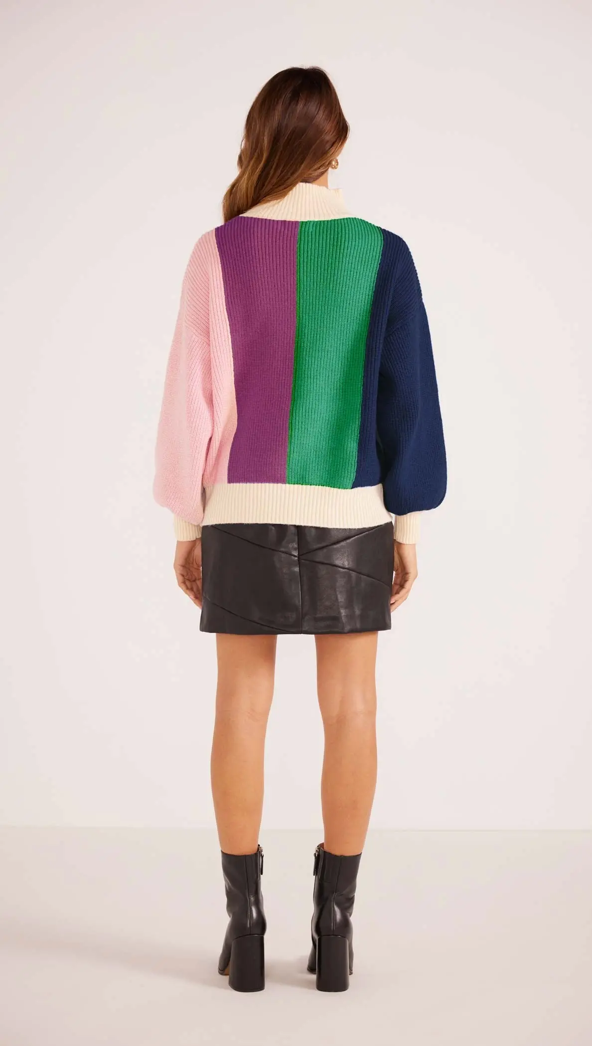 Minkpink Kelsey Colorblock Knit Jumper 4