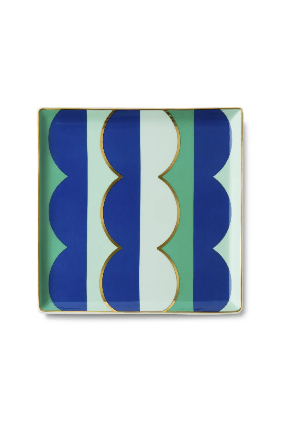 Ceramic Tray Riviera Wave Blue 1