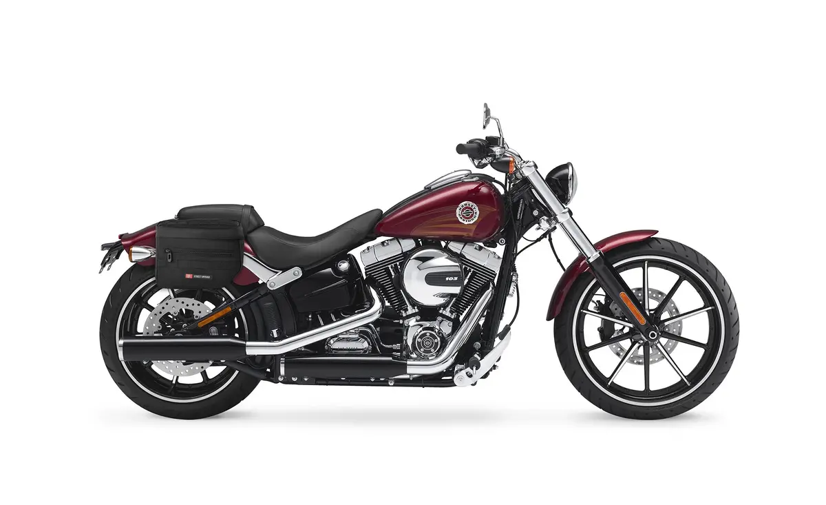 10L - Patriot Small Throw Over Saddlebags For Harley Softail Breakout Fxsb 2