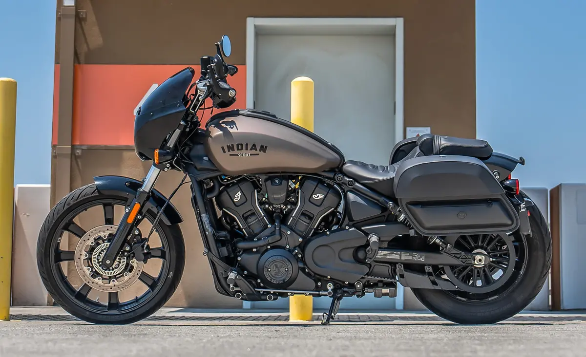 28L - Pantheon Quick-Mount Medium 2025+ Indian Sport Scout Sixty Motorcycle Saddlebags 2