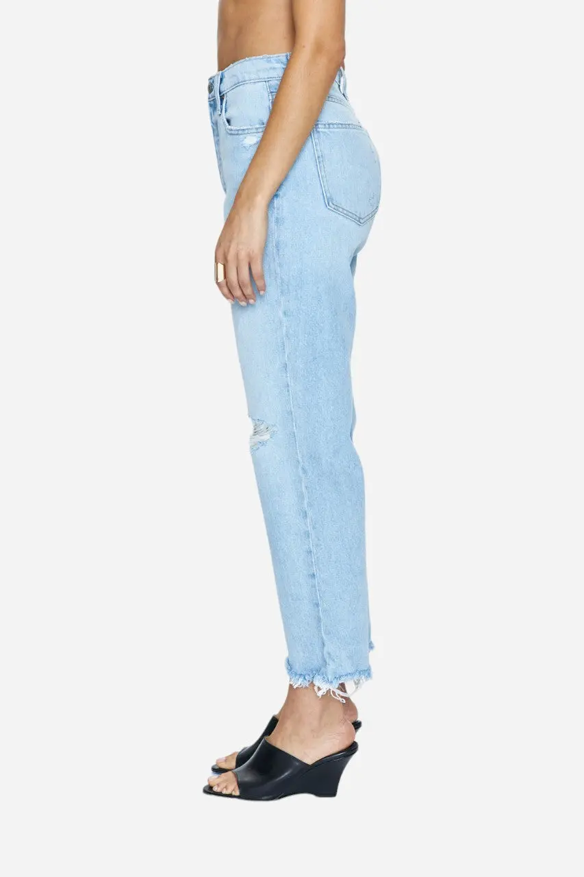 Pistola Cassie Crop High-Rise Straight Jeans In Daytrip Distressed 3