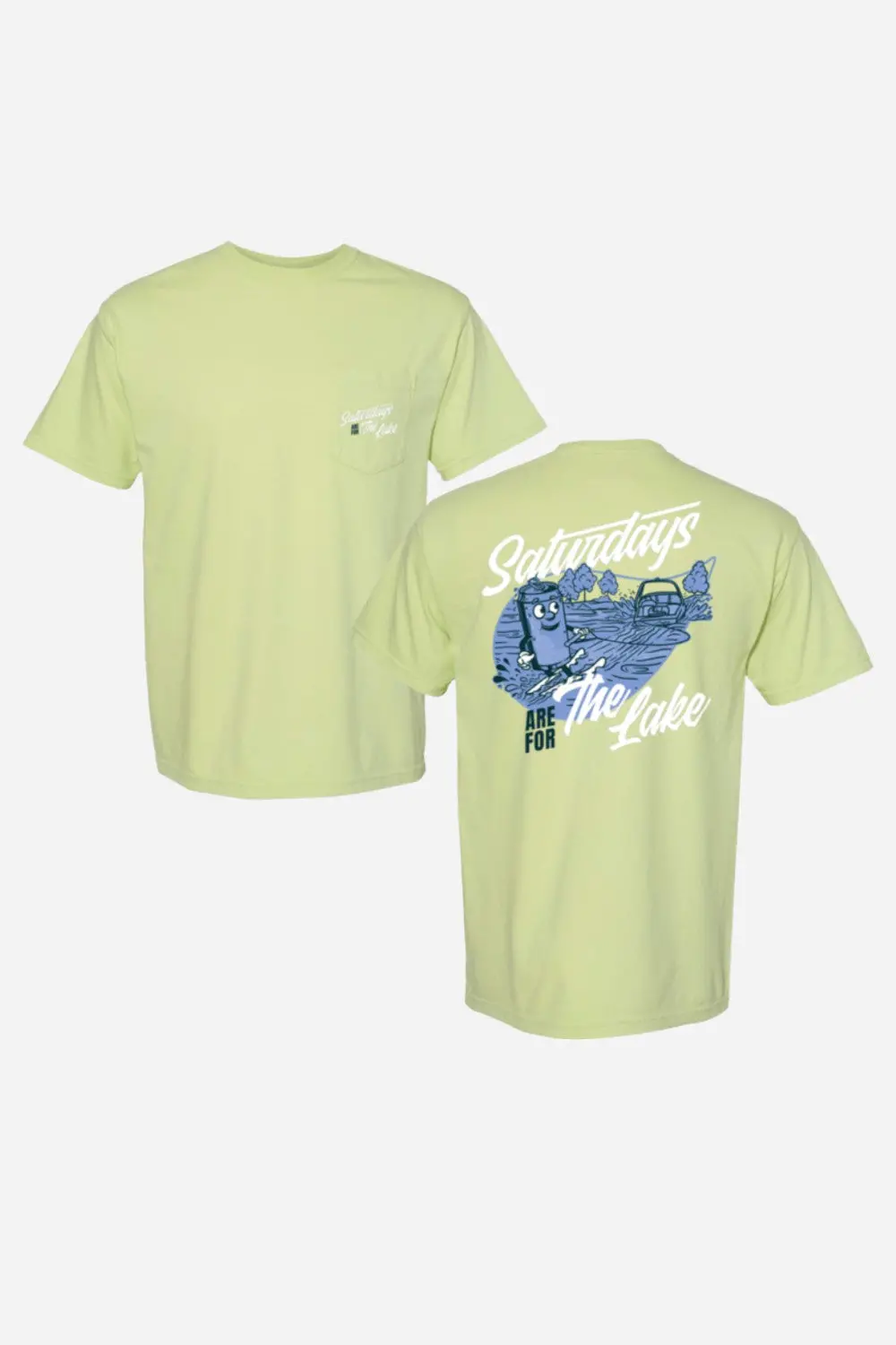 Old Row Saturdays Are For The Lake Pocket Tee 1