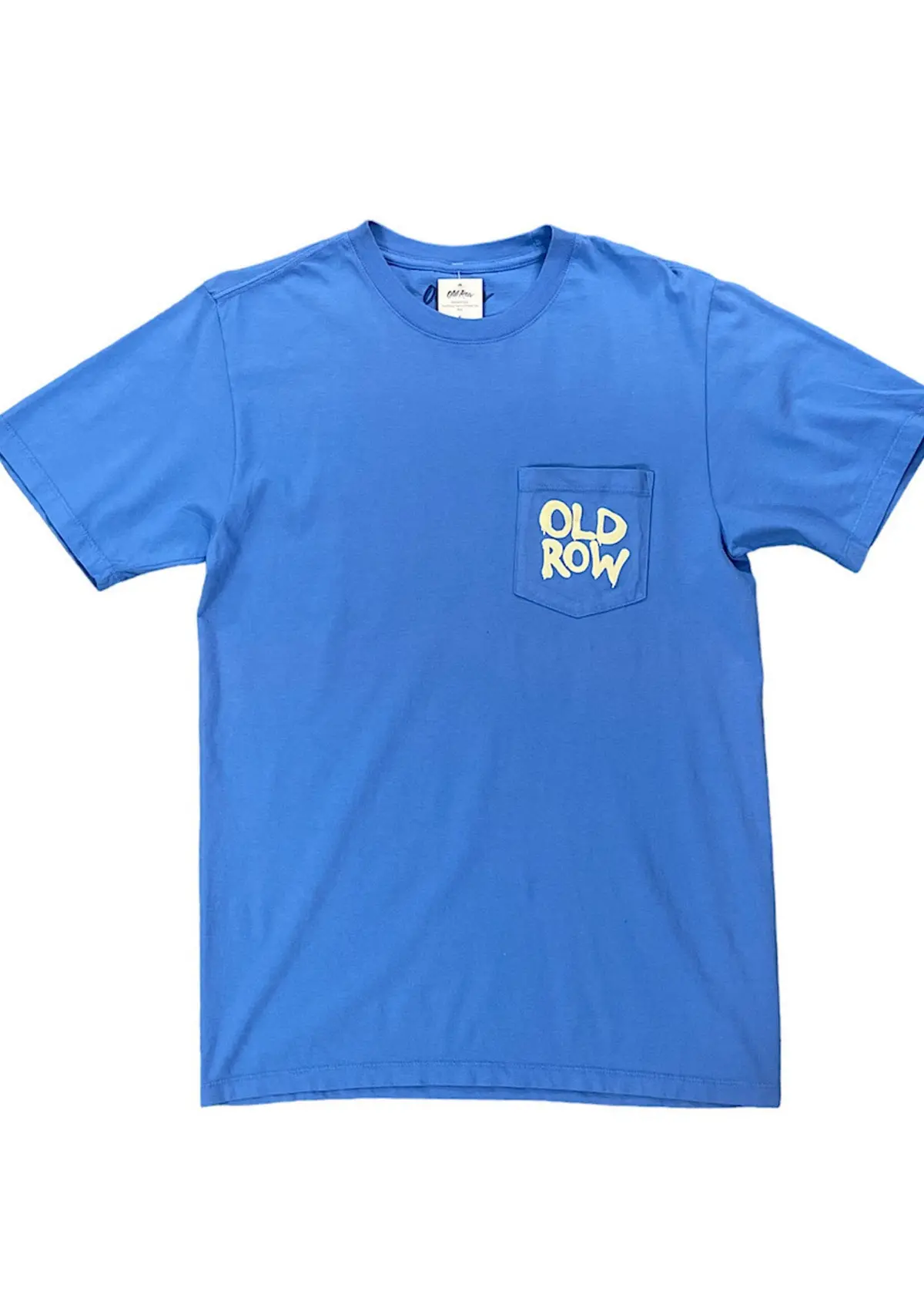 Old Row The Smiley Face 2.0 Pocket Tee In Blue 2