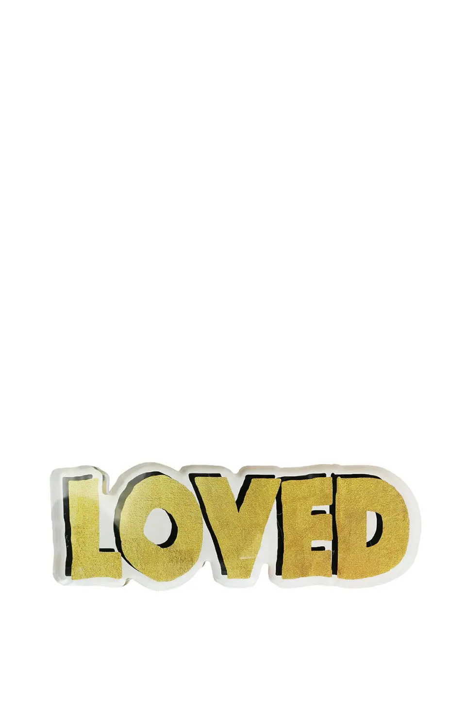 Kerri Rosenthal Gold Small Loved Rock Of Love 1