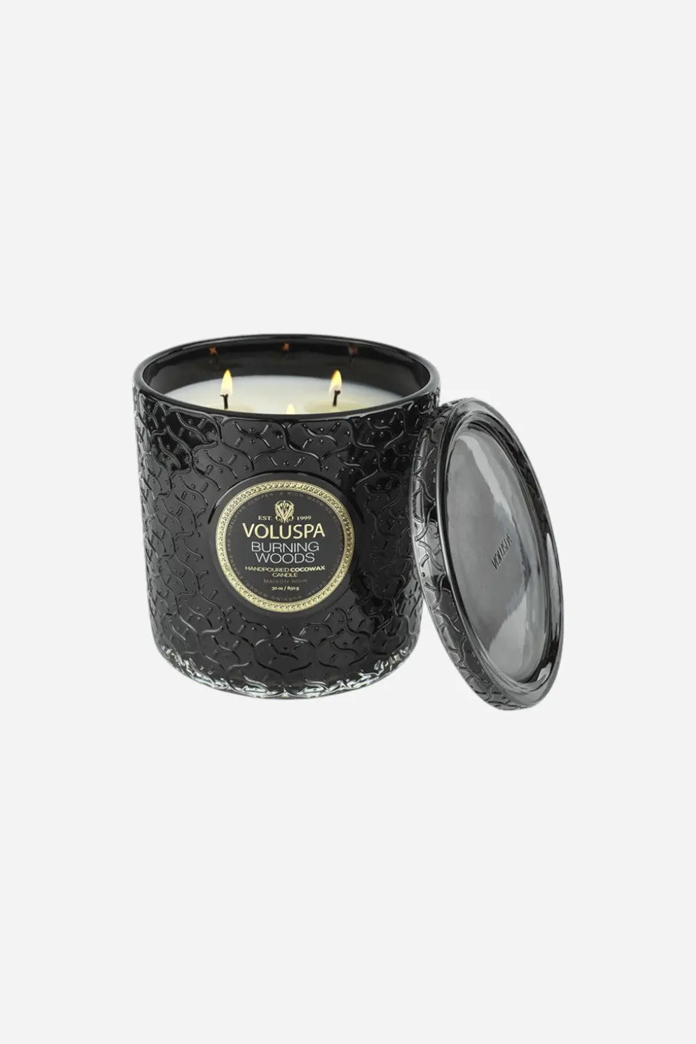 Voluspa Burning Woods Luxe Candle 1