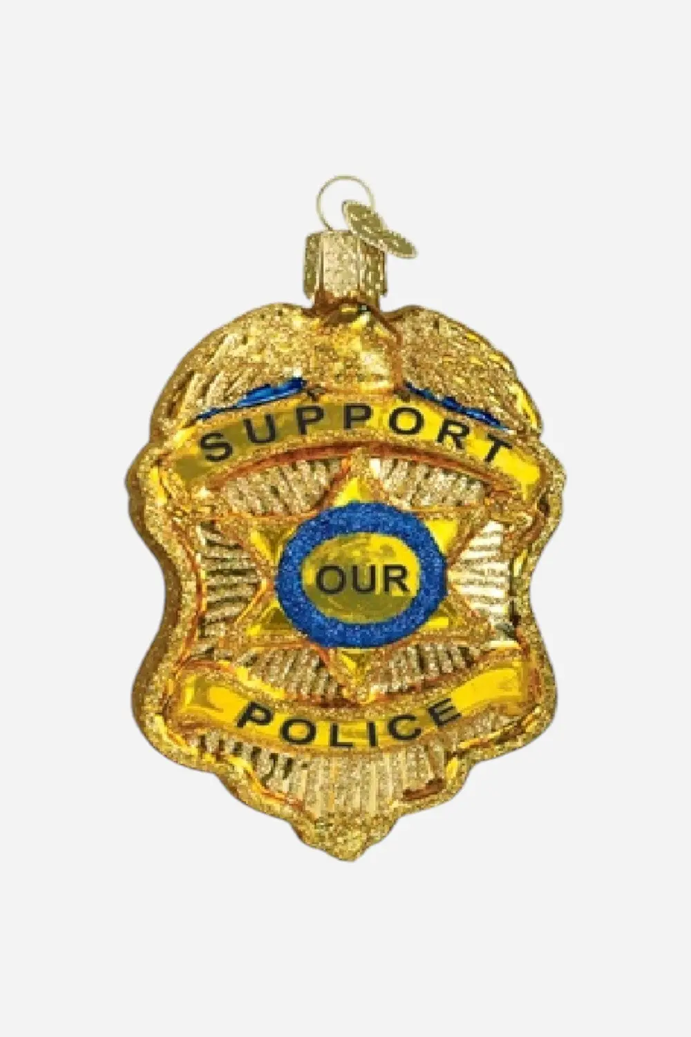 Police Badge Ornament 1