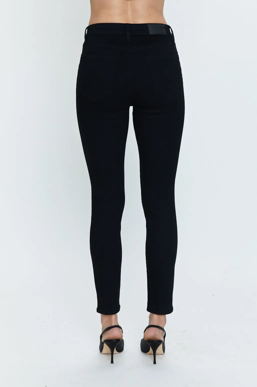 Pistola Aline High Rise Skinny Jeans In Dark Matter 4