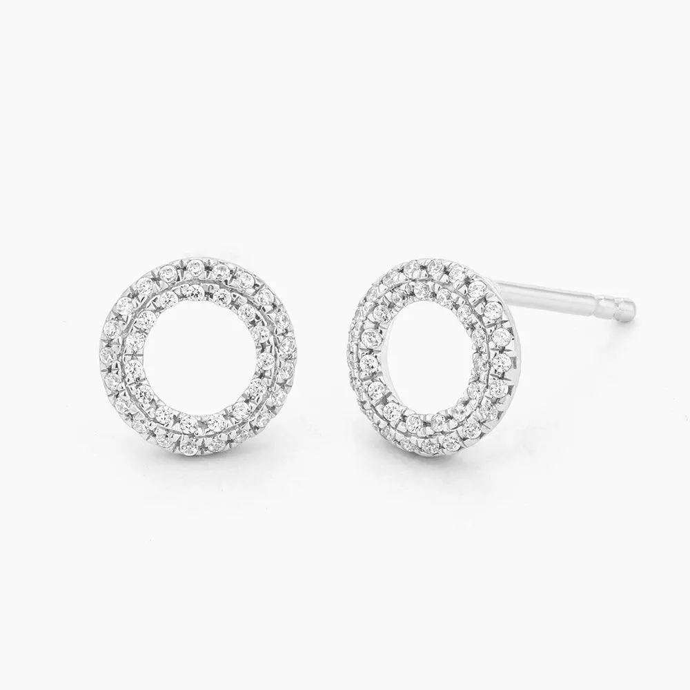 Ella Stein Sealed With A Kiss Stud Earrings In Sterling Silver 2
