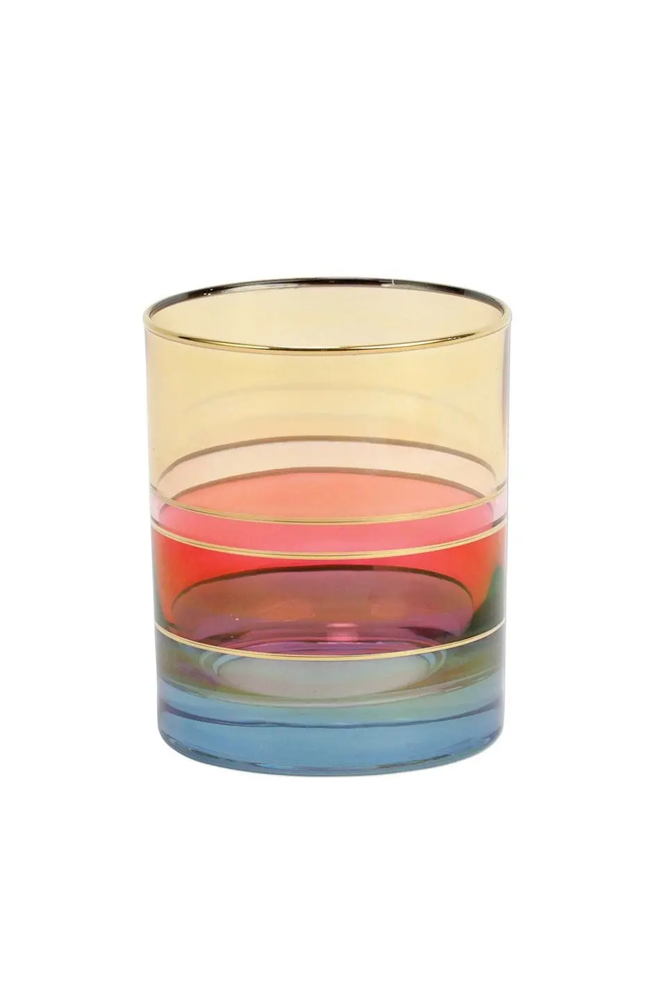 Vietri Regalia Deco Blue Double Old Fashion 1