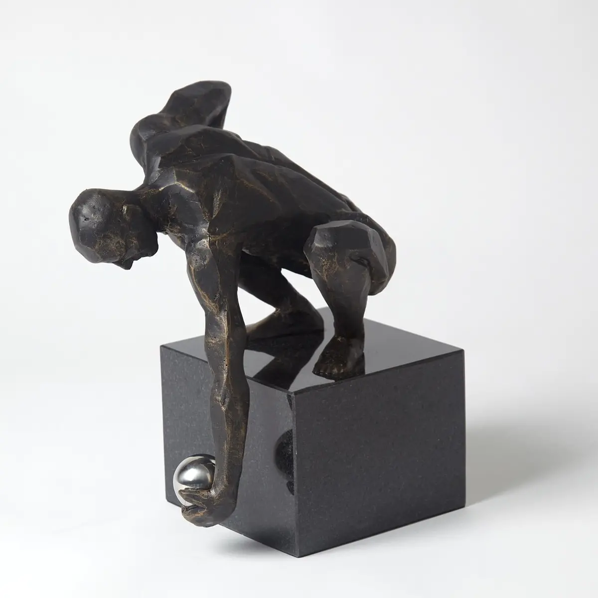 Large Squat Point Man Sculpture 1