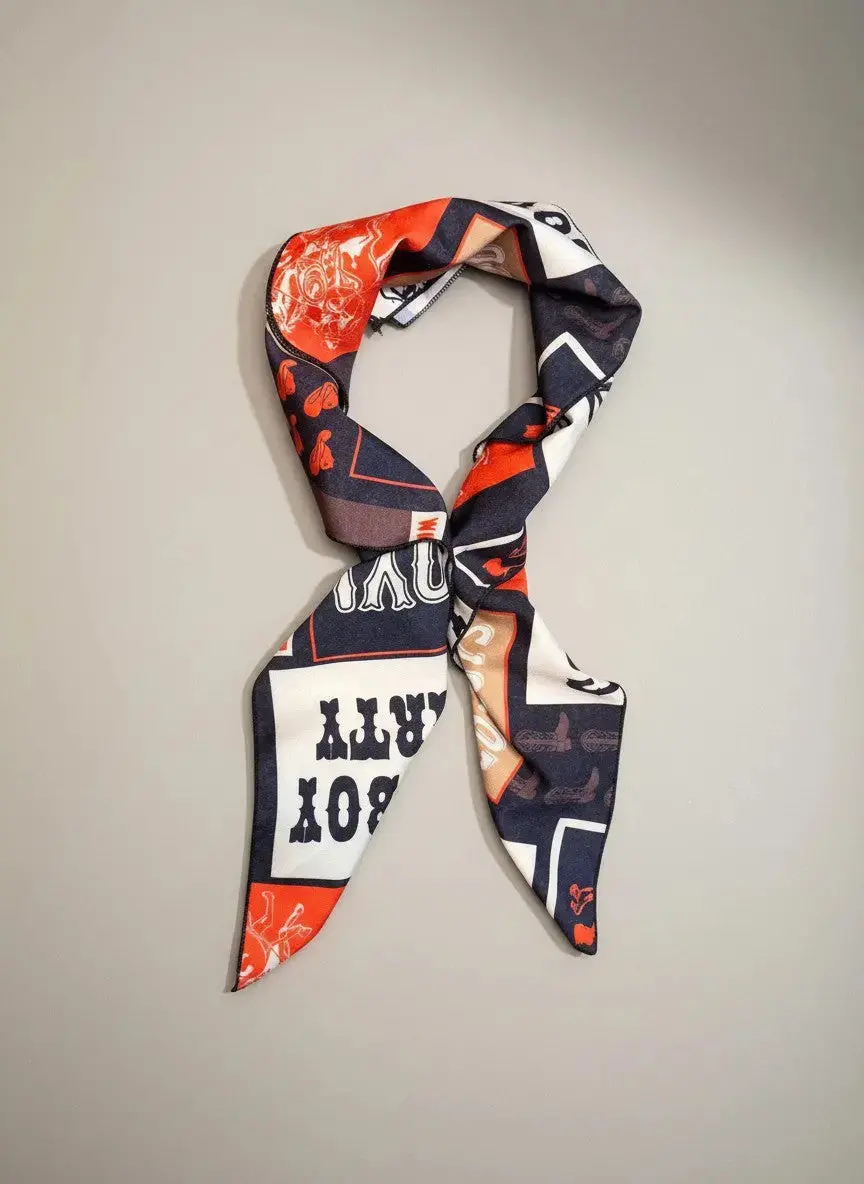 Cowboy Patchwork Scarf 1