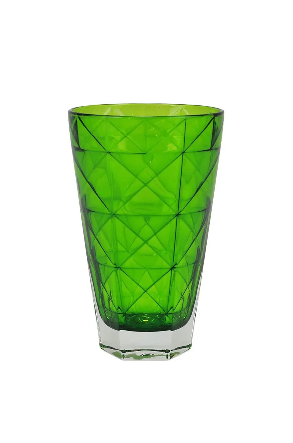 Vietri Prism Dark Green Tall Tumbler 1
